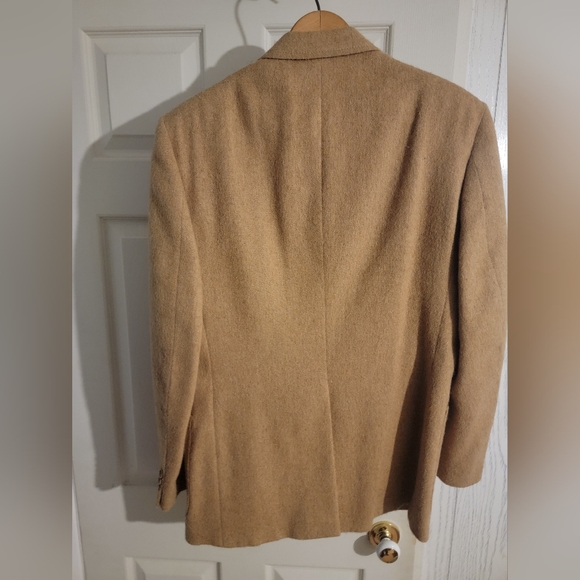 Mens Camel Hair Sports Blazer - Picture 2 of 6